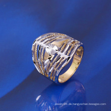 Xuping Mehrfarben-Gold überzogener einfacher Art-Ring
